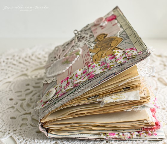 Sewing themed junk journal - Henriëtte van Mierlo